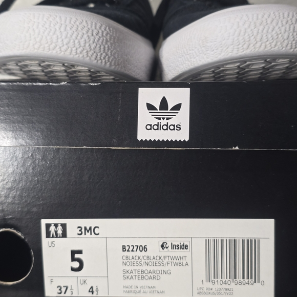 Adidas Men's Black Sneakers - Picture 4 of 5